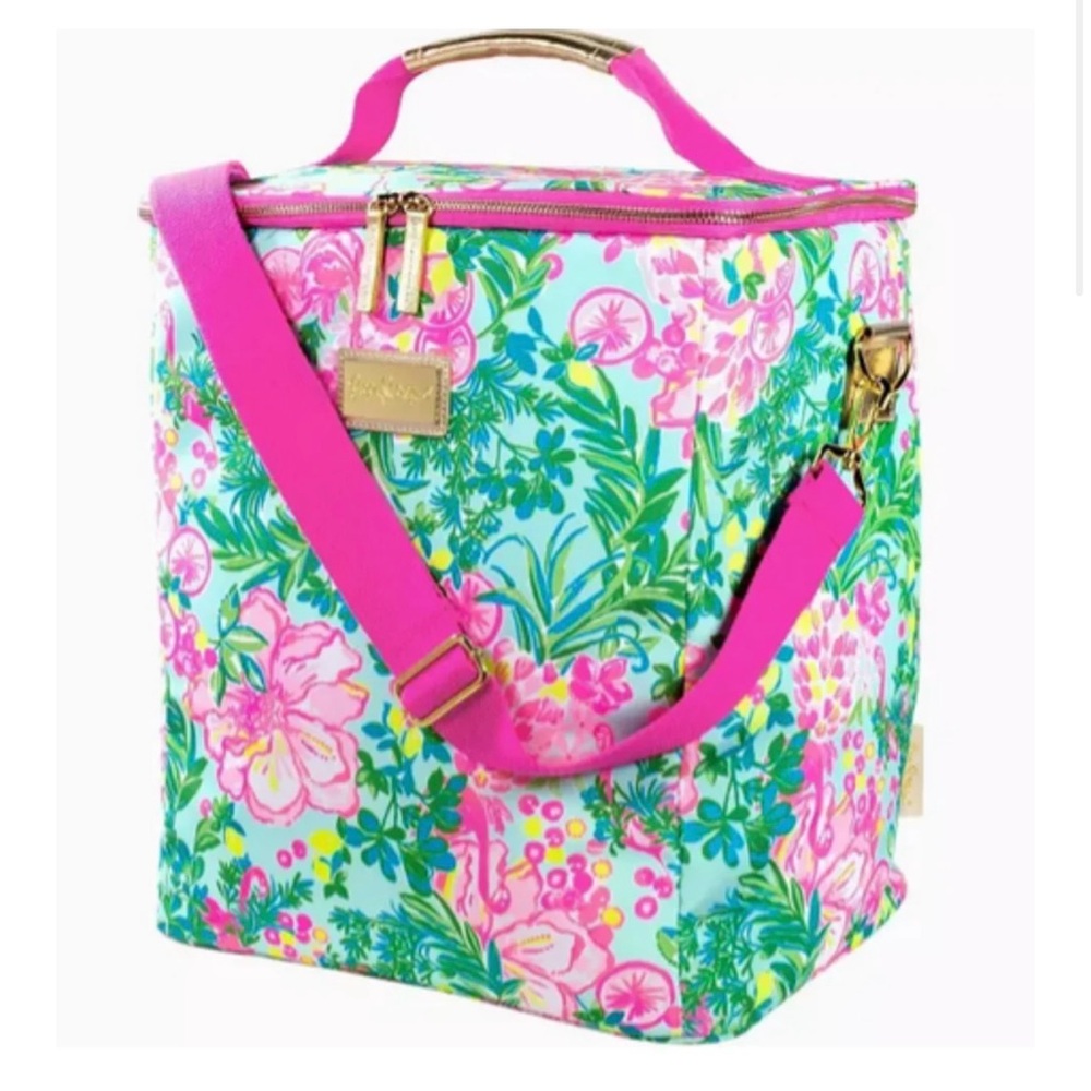 Lilly Pulitzer Insulted Wine Bag - Fruity Flamingo 🦩
